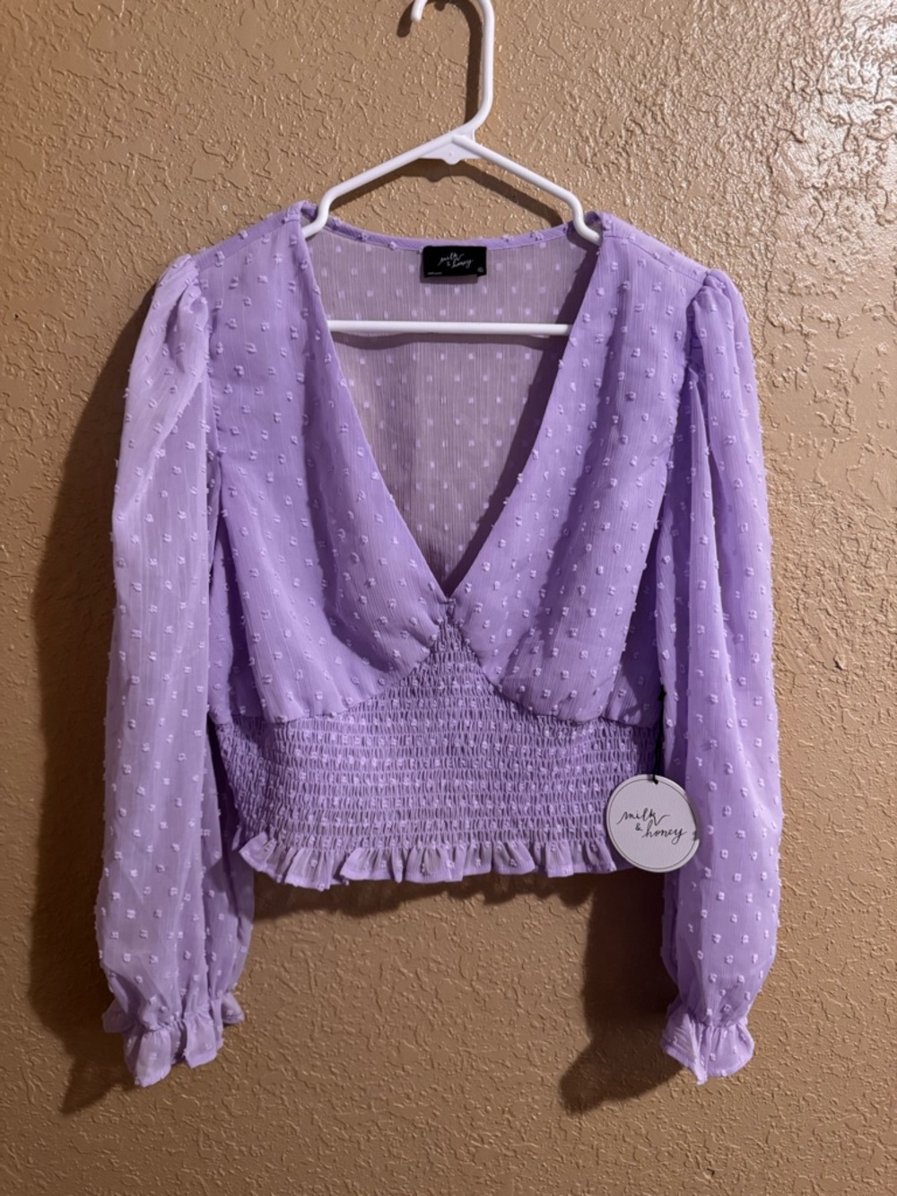 Milk & honey lavender blouse